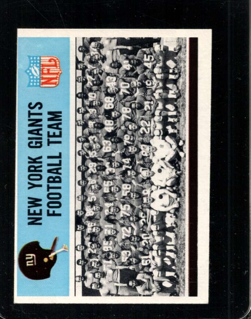 1966 PHILADELPHIA #118 GIANTS TEAM VGEX 