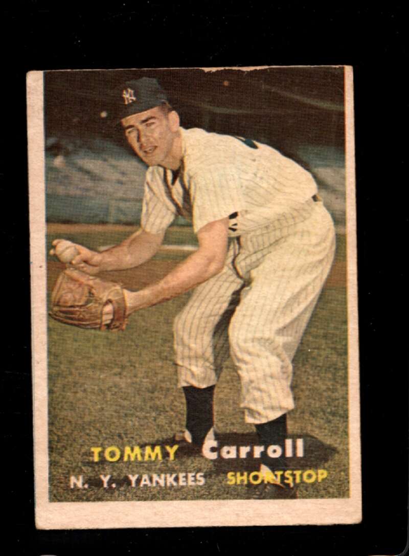 1957 TOPPS #164 TOMMY CARROLL VG+ (MC) 