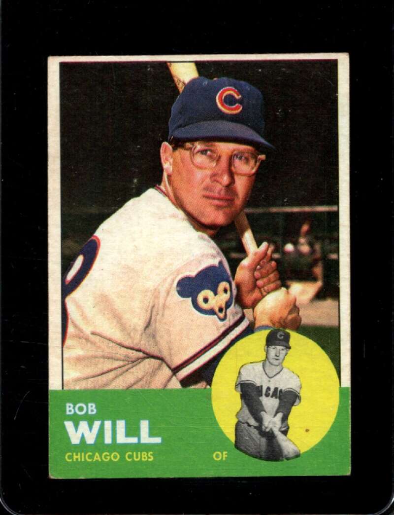 1963 TOPPS #58 BOB WILL VGEX 